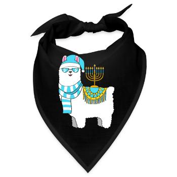 Chanukkah Hanukkah Hanukah - Bandana - Schwarz - Vorne