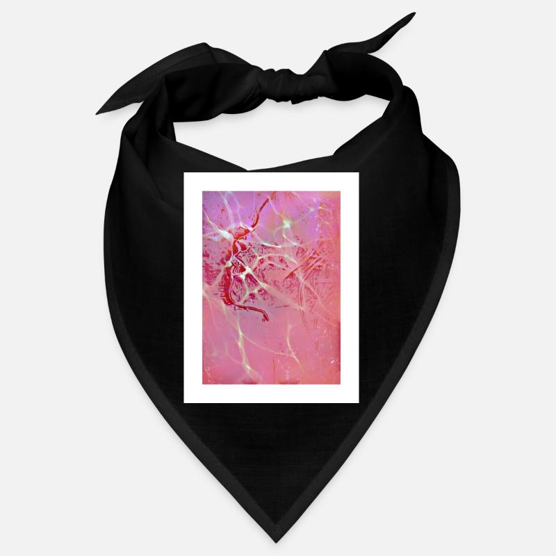 Abstract Pink Reflections Bandana