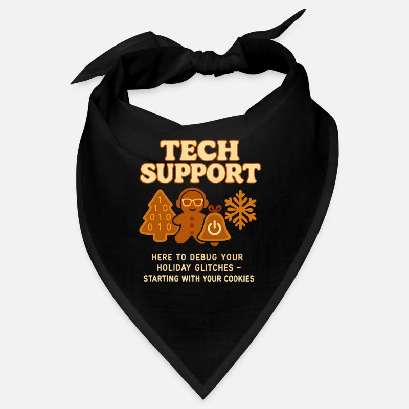 Support technique Cadeau de Noël vintage Bandana