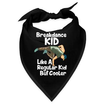 Breakdance Hip Hop B-Boy Street Dance Art - Bandana - Schwarz - Vorne