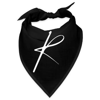 R - Bandana - Schwarz - Vorne