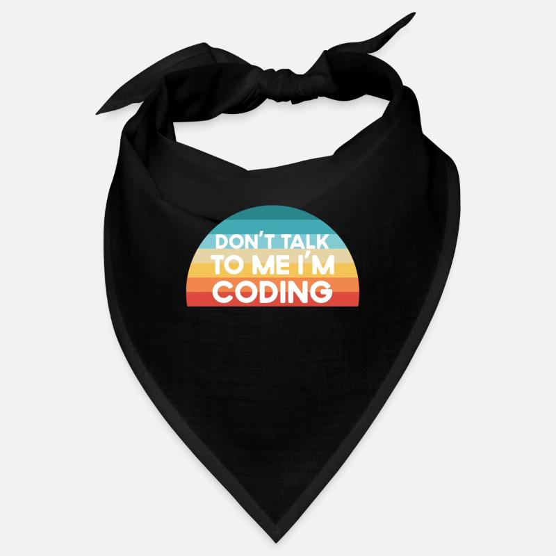 Ne me parlez pas, je code un cadeau drôle Bandana