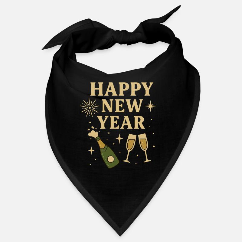 Bonne année pour la célébration du design Bandana