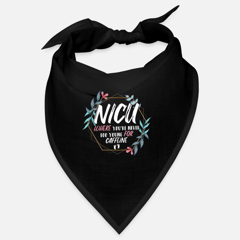 Caffeine NICU Nurse Bandana