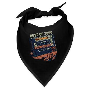 Vintage 2000 2000 Kassette - Vintage seit 2000 - Bandana - Schwarz - Vorne
