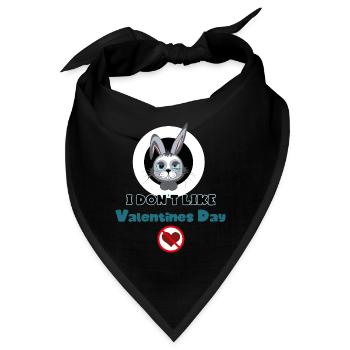 Böses Kaninchen - Bandana - Schwarz - Vorne