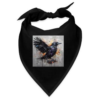 Rabe - Bandana - Schwarz - Vorne