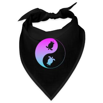 Schildkröte Turtle - Bandana - Schwarz - Vorne