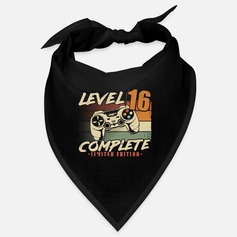 16th Birthday Level 16 Complete 16 Years Bandana