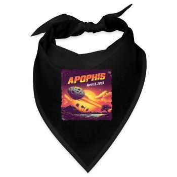 Apophis 13.04.2029 / Interstellares Objekt 99942 - Bandana - Schwarz - Vorne