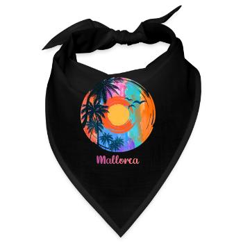 Ich liebe Mallorca - Bandana - Schwarz - Vorne