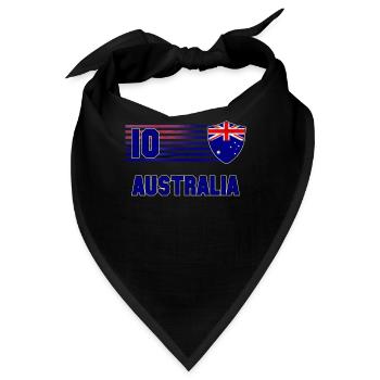 Australien - Bandana - Schwarz - Vorne