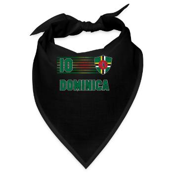 Dominica - Bandana - Schwarz - Vorne