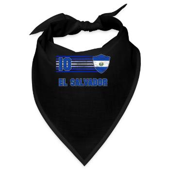 El Salvador - Bandana - Schwarz - Vorne