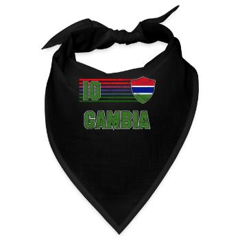 Gambia - Bandana - Schwarz - Vorne