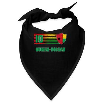 Guinea-Bissau - Bandana - Schwarz - Vorne