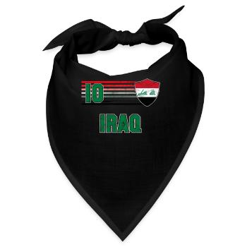Irak - Bandana - Schwarz - Vorne