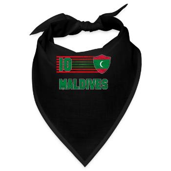 Malediven - Bandana - Schwarz - Vorne