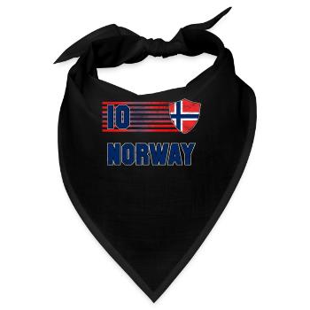 Norwegen - Bandana - Schwarz - Vorne