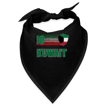 Kuwait - Bandana - Schwarz - Vorne