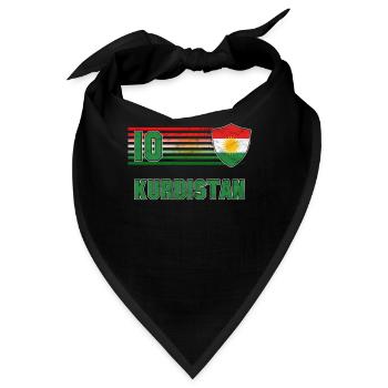 Kurdistan - Bandana - Schwarz - Vorne