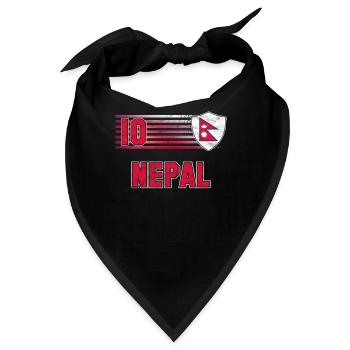 Nepal - Bandana - Schwarz - Vorne