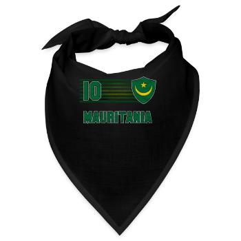 Mauretanien - Bandana - Schwarz - Vorne