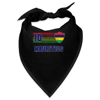 Mauritius - Bandana - Schwarz - Vorne