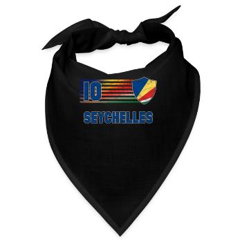 Seychellen - Bandana - Schwarz - Vorne