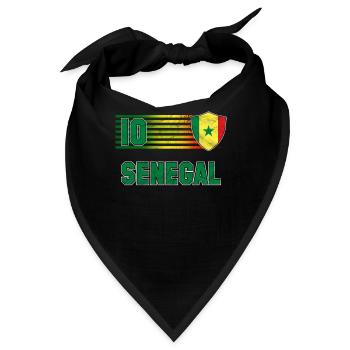 Senegal - Bandana - Schwarz - Vorne