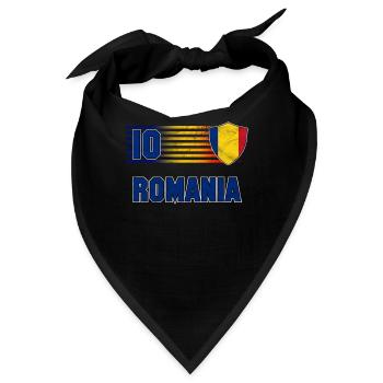 Rumänien - Bandana - Schwarz - Vorne