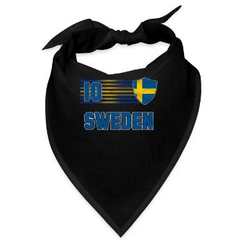 Schweden - Bandana - Schwarz - Vorne