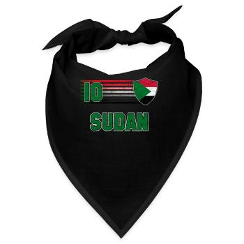 Sudan - Bandana - Schwarz - Vorne