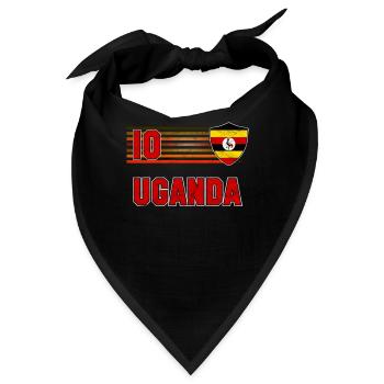 Uganda - Bandana - Schwarz - Vorne