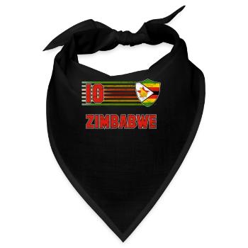 Simbabwe - Bandana - Schwarz - Vorne