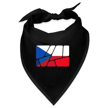 Tschechien - Bandana - Schwarz - Vorne