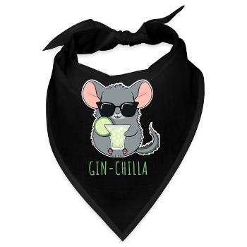 Gin- Chinchilla Gin - Bandana - Schwarz - Vorne