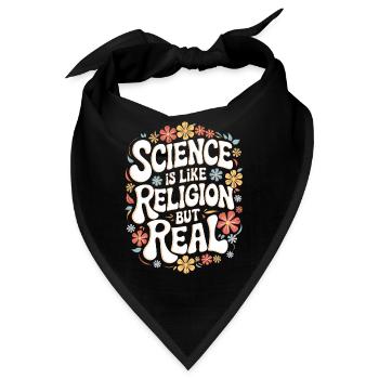 Atheismus Atheist Anti-Religion Agnostiker - Bandana - Schwarz - Vorne