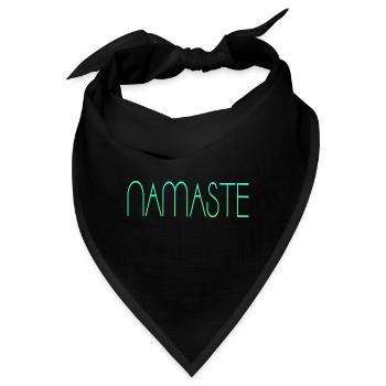 Namaste - Bandana - Schwarz - Vorne