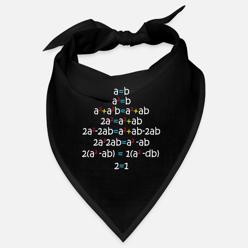 a = b equation formula math mathematics algebra Bandana