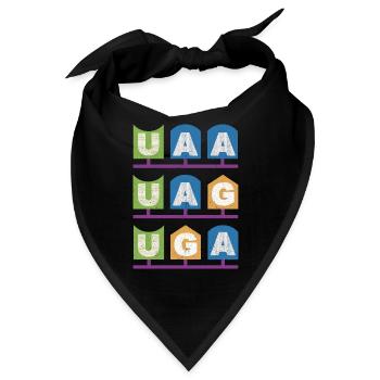 Stopcodon Biologie Biochemie Chemie Mikrobiologie - Bandana - Schwarz - Vorne