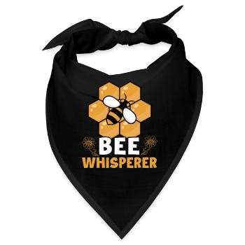 Bienenflüsterer Imker - Bandana - Schwarz - Vorne