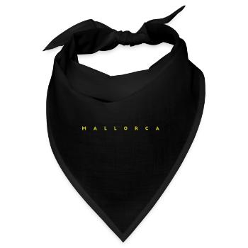 Mallorca Spruch Urlaub Geschenk - Bandana - Schwarz - Vorne