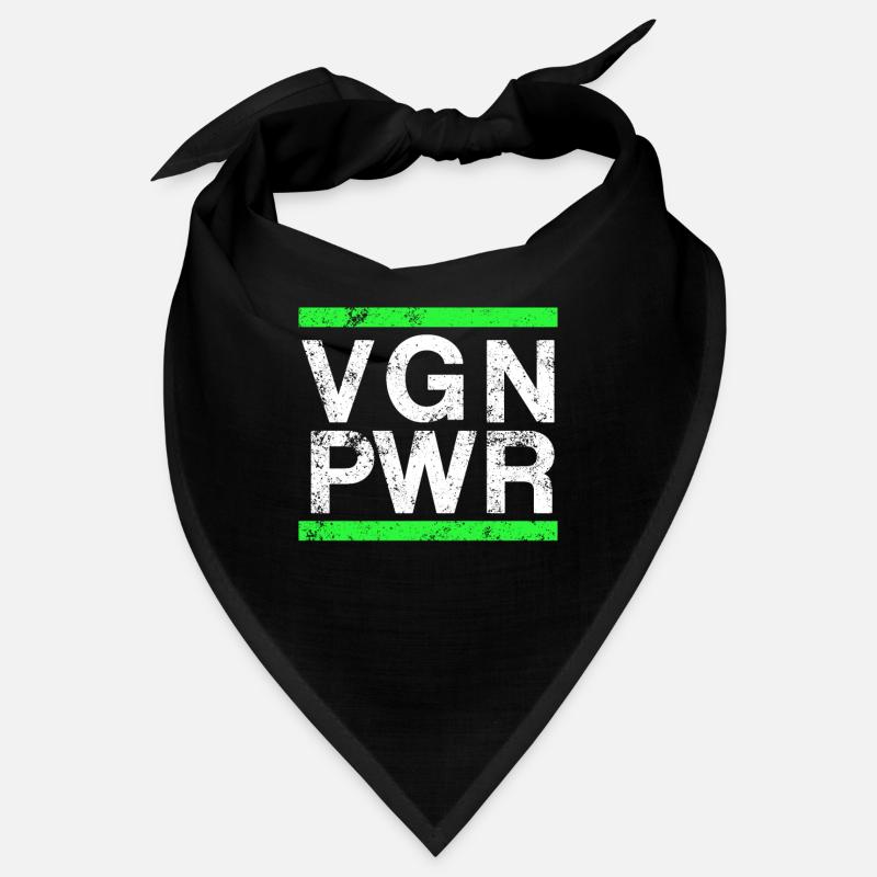 | de pouvoir végétalien Végétalien - Bandana - noir