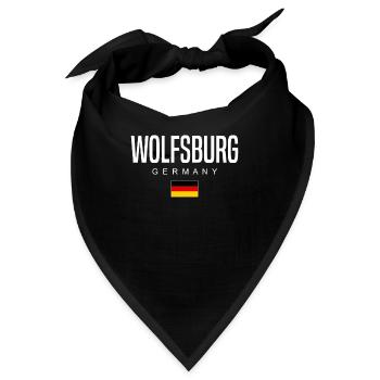 Wolfsburg - Bandana - Schwarz - Vorne
