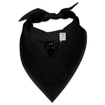 Teufel rocks / devil rocks (2c) - Bandana - Schwarz - Vorne