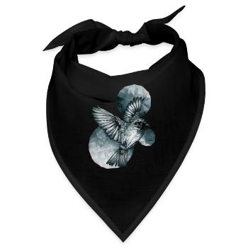 Dark Bird - Bandana - Schwarz - Vorne
