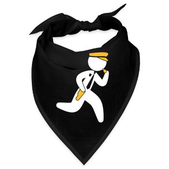 Polizei - Bandana - Schwarz - Vorne