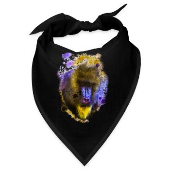 Mandrill - Bandana - Schwarz - Vorne