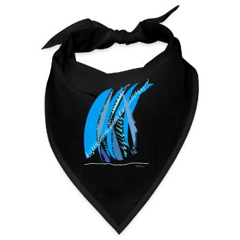 Line color - Bandana - Schwarz - Vorne